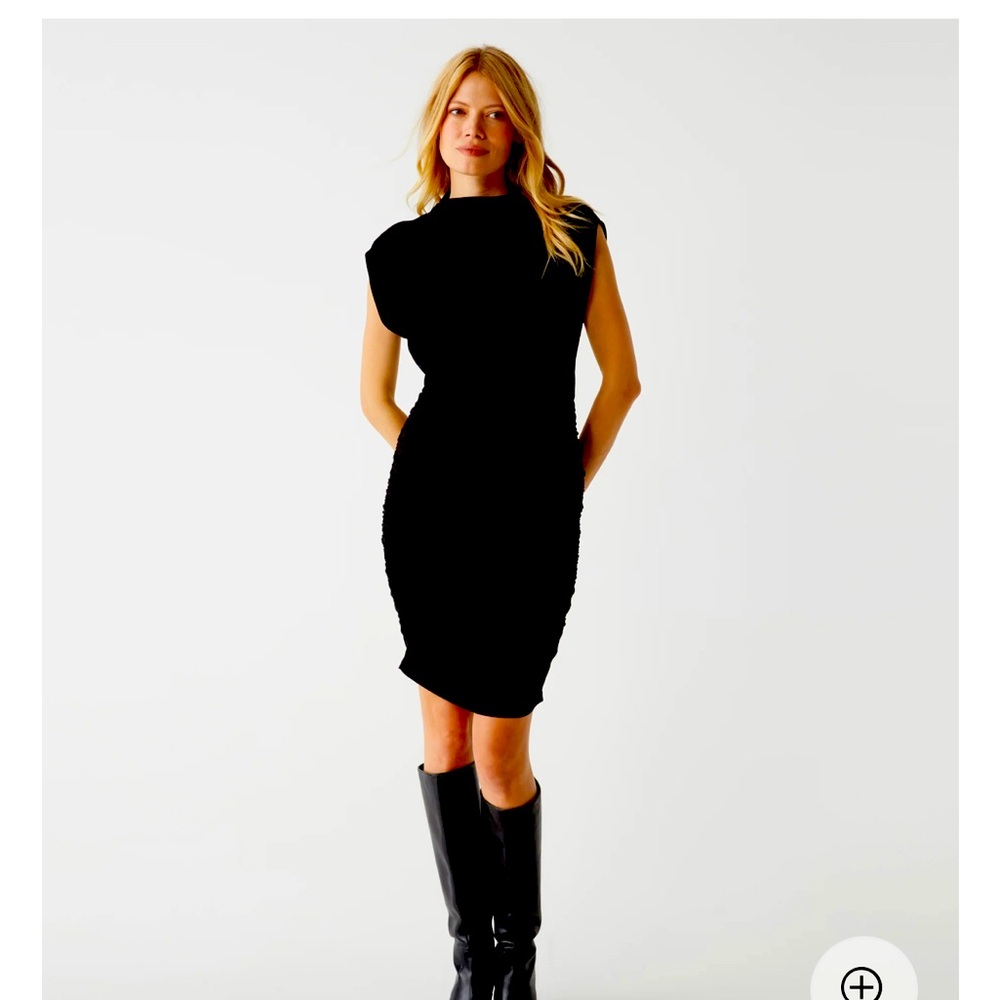 Michael Stars Gia Mockneck Dress Large BNWT - Picture 1 of 2